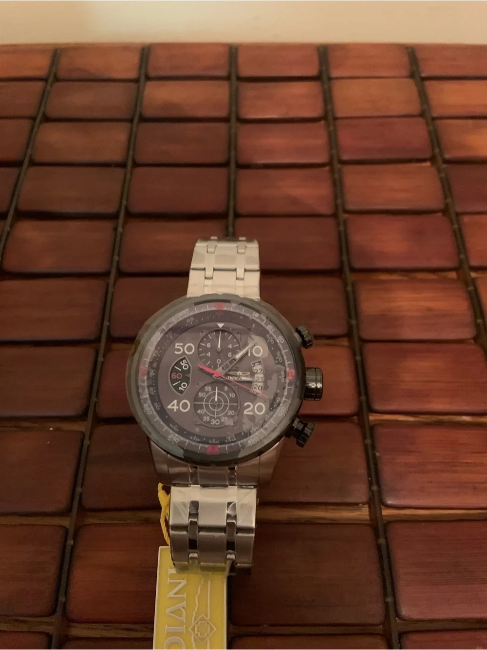 Invicta Aviator 17204 Quartz 48mm Stainless Steel 100m Water Resistant BRAND NEW